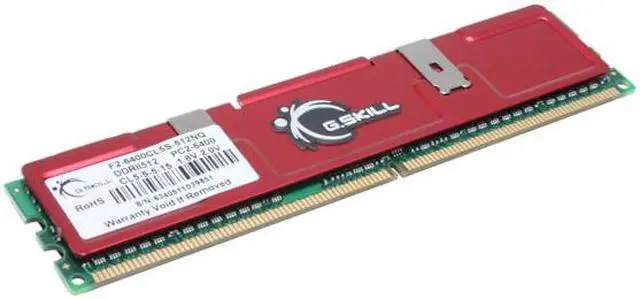 Main image of G.SKILL 512MB DDR2 800 (PC2 6400) Desktop Memory Model F2-6400CL5S-512NQ