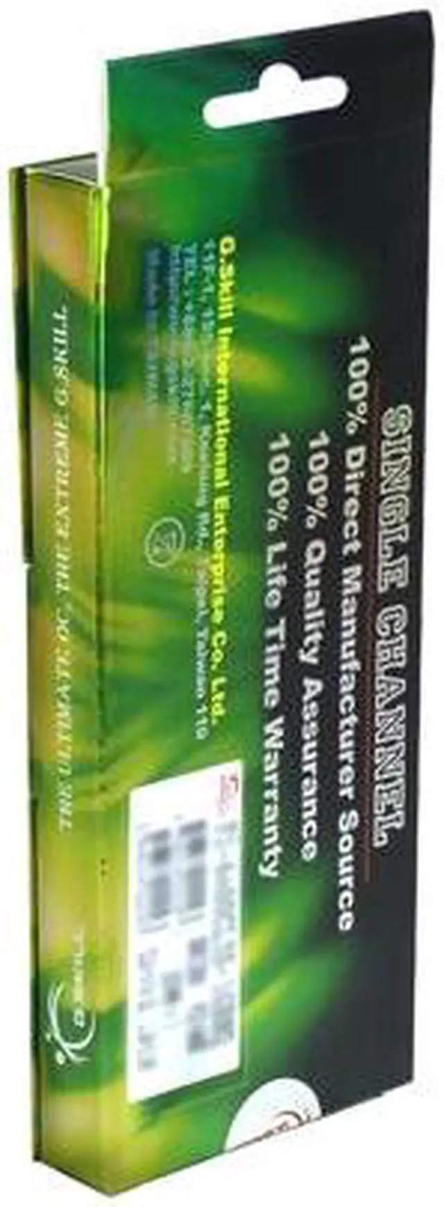 Alt view image 4 of 4 - G.SKILL 512MB DDR2 800 (PC2 6400) Desktop Memory Model F2-6400CL5S-512NQ