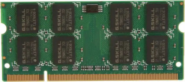 Alt view image 2 of 3 - G.SKILL 2GB 200-Pin DDR2 SO-DIMM DDR2 667 (PC2 5300) Laptop Memory Model F2-5300CL5S-2GBSQ