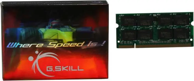 Alt view image 3 of 3 - G.SKILL 2GB 200-Pin DDR2 SO-DIMM DDR2 667 (PC2 5300) Laptop Memory Model F2-5300CL4S-2GBSQ