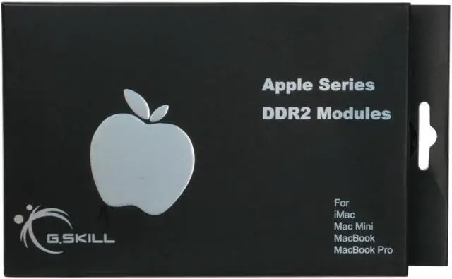 Alt view image 3 of 3 - G.SKILL 1GB DDR2 667 (PC2 5300) Memory For Apple Notebook Model FA-5300CL5S-1GBSQ