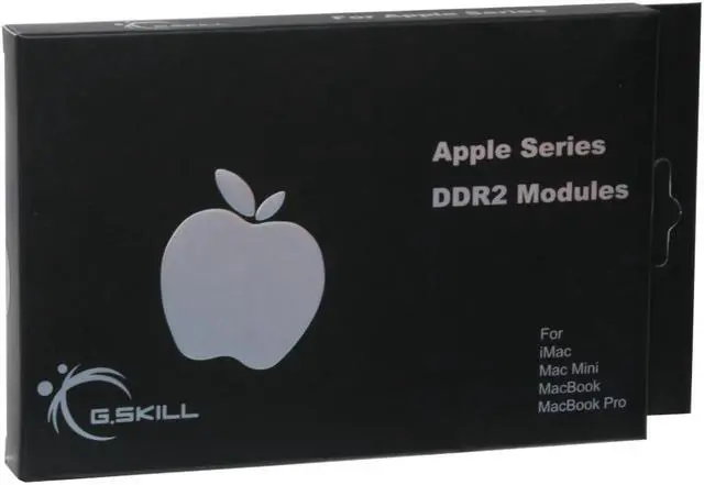 Alt view image 3 of 3 - G.SKILL 2GB DDR2 667 (PC2 5300) Memory For Apple Notebook Model FA-5300CL5S-2GBSQ