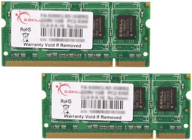 Main image of G.SKILL 3GB (2GB + 1GB) DDR2 667 (PC2 5300) Memory For Apple Notebook Model FA-5300CL5D-3GBSQ