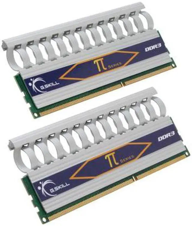 Main image of G.SKILL 2GB (2 x 1GB) DDR3 1600 (PC3 12800) Dual Channel Kit Desktop Memory Model F3-12800CL7D-2GBPI