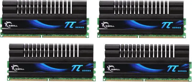 Main image of G.SKILL 8GB (4 x 2GB) DDR2 1100 (PC2 8800) Quad Kit Desktop Memory Model F2-8800CL5Q-8GBPI
