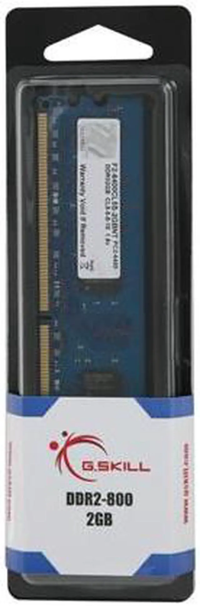Alt view image 3 of 3 - G.SKILL 2GB DDR2 800 (PC2 6400) Desktop Memory Model F2-6400CL5S-2GBNT