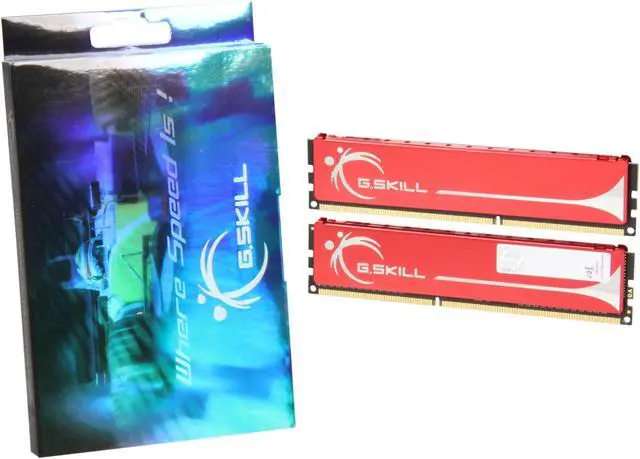 Alt view image 3 of 3 - G.SKILL 2GB (2 x 1GB) DDR3 1333 (PC3 10666) Dual Channel Kit Desktop Memory Model F3-10666CL9D-2GBNQ