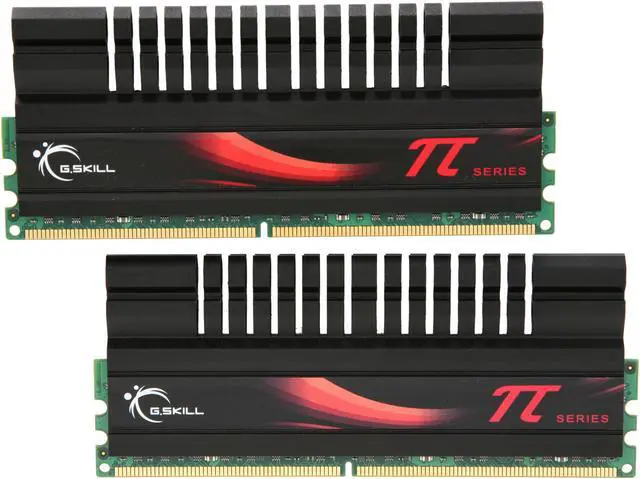 Main image of G.SKILL PI Black 4GB (2 x 2GB) DDR2 800 (PC2 6400) Dual Channel Kit Desktop Memory Model F2-6400CL4D-4GBPI-B