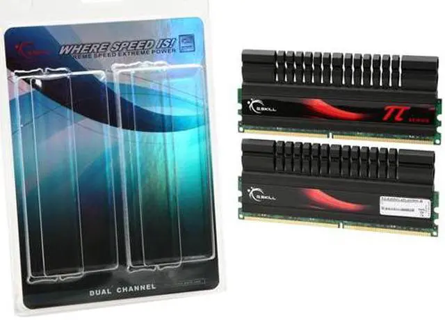Alt view image 3 of 3 - G.SKILL PI Black 4GB (2 x 2GB) DDR2 800 (PC2 6400) Dual Channel Kit Desktop Memory Model F2-6400CL4D-4GBPI-B