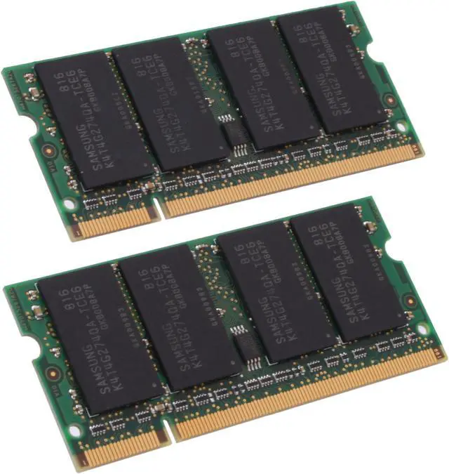 Main image of G.SKILL 8GB (2 x 4GB) 200-Pin DDR2 SO-DIMM DDR2 667 (PC2 5300) Laptop Memory Model F2-5300CL5D-8GBSQ