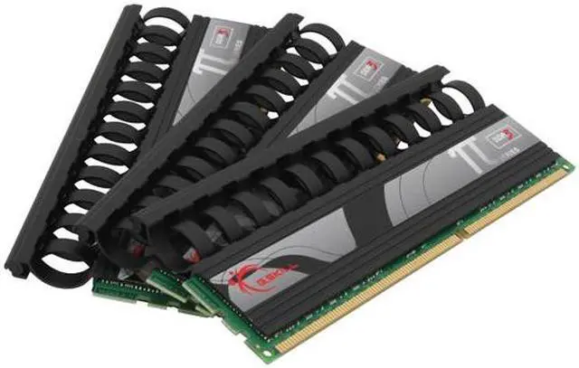 Main image of G.SKILL PI Black 6GB (3 x 2GB) DDR3 1600 (PC3 12800) Triple Channel Kit Desktop Memory Model F3-12800CL8T-6GBPI-B