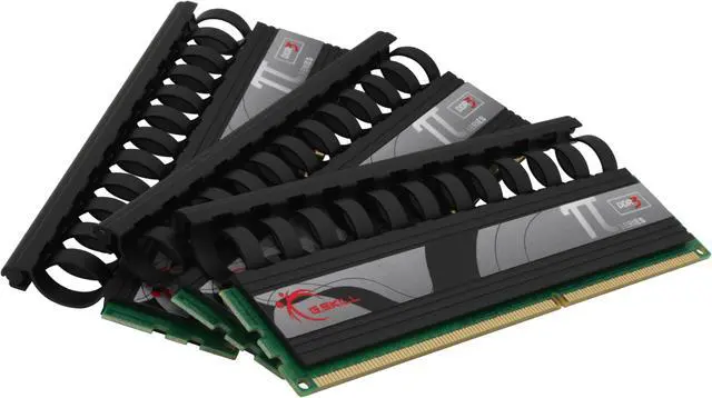 Main image of G.SKILL PI Black 3GB (3 x 1GB) DDR3 2000 (PC3 16000) Desktop Memory Model F3-16000CL9T-3GBPI-B