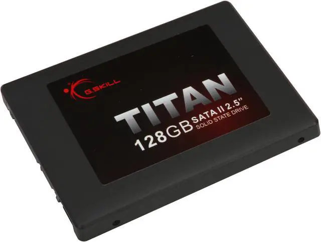 Main image of G.SKILL TITAN Series 2.5" 128GB SATA II MLC Internal Solid State Drive (SSD) FM-25S2S-128GBT1