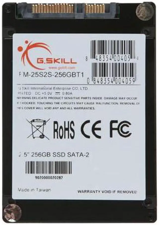 Alt view image 4 of 6 - G.SKILL TITAN Series 2.5" 256GB SATA II MLC Internal Solid State Drive (SSD) FM-25S2S-256GBT1