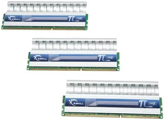 Alt view image 2 of 3 - G.SKILL 6GB (3 x 2GB) DDR3 1600 (PC3 12800) Triple Channel Kit Desktop Memory Model F3-12800CL8T-6GBPI