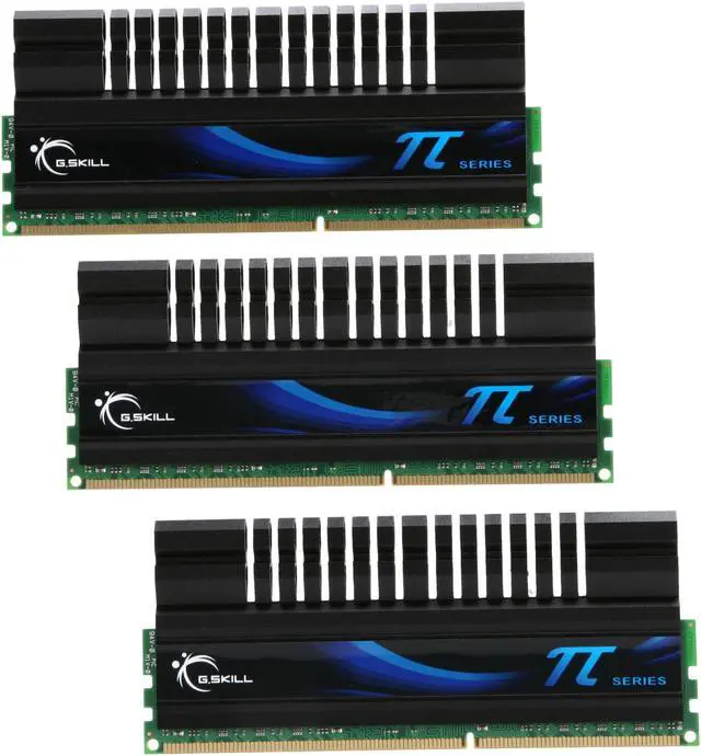 Main image of G.SKILL 6GB (3 x 2GB) DDR3 1600 (PC3 12800) Triple Channel Kit Desktop Memory Model F3-12800CL8TU-6GBPI