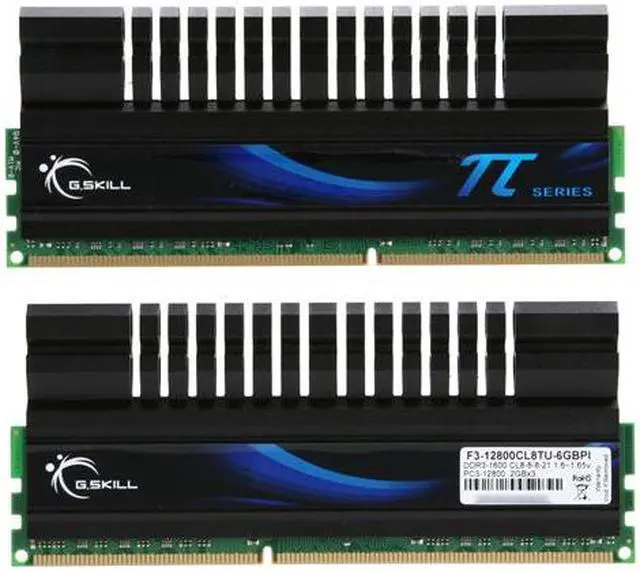Alt view image 2 of 3 - G.SKILL 6GB (3 x 2GB) DDR3 1600 (PC3 12800) Triple Channel Kit Desktop Memory Model F3-12800CL8TU-6GBPI