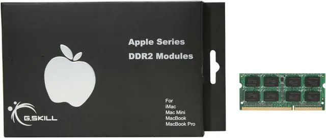 Alt view image 3 of 3 - G.SKILL 2GB (1 x 2GB) DDR3 1066 (PC3 8500) Memory for Apple Notebook Model FA-8500CL7S-2GBSQ