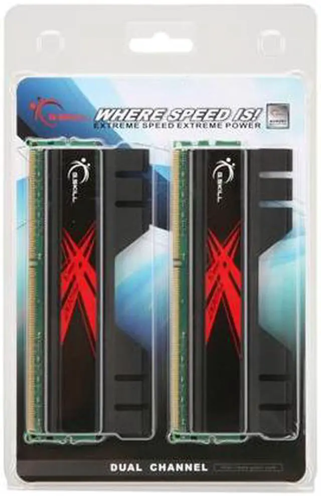 Alt view image 3 of 3 - G.SKILL Trident 4GB (2 x 2GB) DDR3 1600 (PC3 12800) Desktop Memory Model F3-12800CL8D-4GBTD