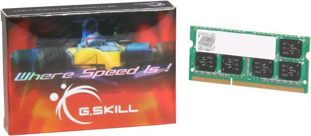 Alt view image 4 of 3 - G.SKILL 4GB 204-Pin DDR3 SO-DIMM DDR3 1066 (PC3 8500) Laptop Memory Model F3-8500CL7S-4GBSQ