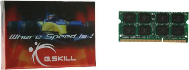 Alt view image 3 of 3 - G.SKILL 4GB 204-Pin DDR3 SO-DIMM DDR3 1333 (PC3 10666) Laptop Memory Model F3-10666CL9S-4GBSQ