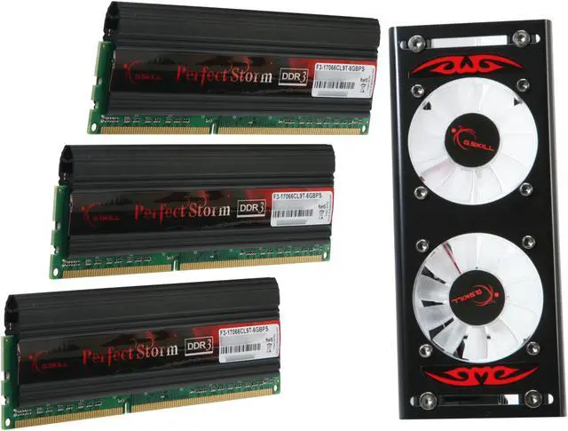 Main image of G.SKILL Perfect Storm 6GB (3 x 2GB) DDR3 2133 (PC3 17066) Desktop Memory Model F3-17066CL9T-6GBPS