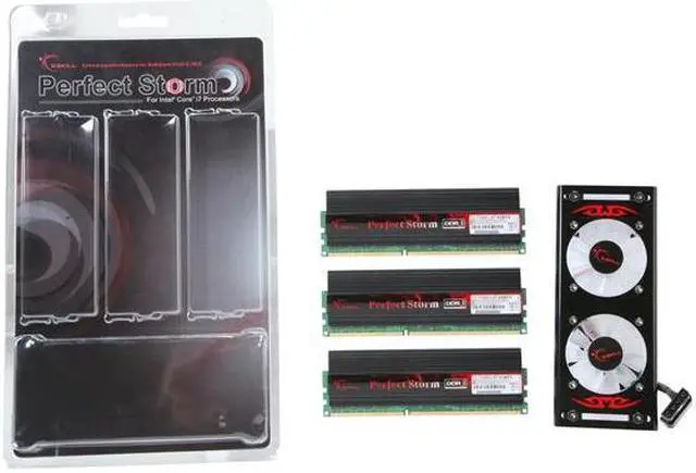 Alt view image 4 of 4 - G.SKILL Perfect Storm 6GB (3 x 2GB) DDR3 2133 (PC3 17066) Desktop Memory Model F3-17066CL9T-6GBPS