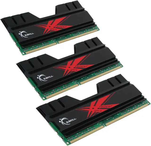 Main image of G.SKILL Trident 6GB (3 x 2GB) DDR3 1600 (PC3 12800) Desktop Memory Model F3-12800CL6T-6GBTD