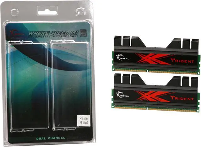 Alt view image 3 of 3 - G.SKILL Trident 4GB (2 x 2GB) DDR3 2000 (PC3 16000) Desktop Memory Model F3-16000CL9D-4GBTD