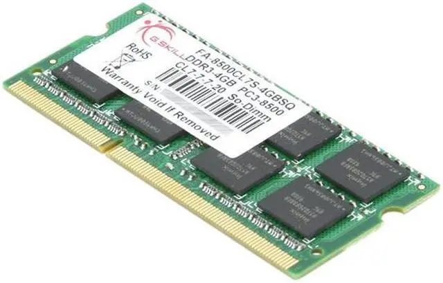 Main image of G.SKILL 4GB DDR3 1066 (PC3 8500) Memory for Apple Model FA-8500CL7S-4GBSQ