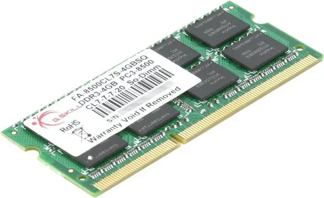 Alt view image 7 of 11 - G.SKILL 4GB DDR3 1066 (PC3 8500) Memory for Apple Model FA-8500CL7S-4GBSQ