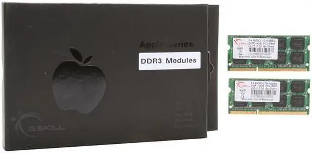 Alt view image 11 of 11 - G.SKILL 8GB (2 x 4GB) DDR3 1066 (PC3 8500) Memory for Apple Model FA-8500CL7D-8GBSQ