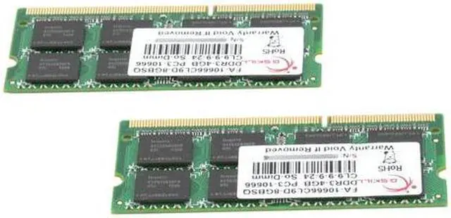 Alt view image 4 of 11 - G.SKILL 8GB (2 x 4GB) DDR3 1333 (PC3 10666) Memory for Apple Model FA-10666CL9D-8GBSQ