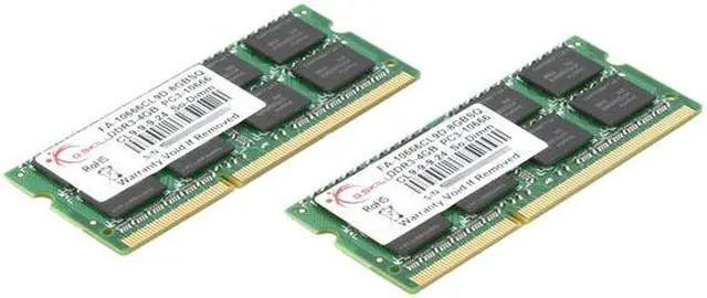 Alt view image 7 of 11 - G.SKILL 8GB (2 x 4GB) DDR3 1333 (PC3 10666) Memory for Apple Model FA-10666CL9D-8GBSQ