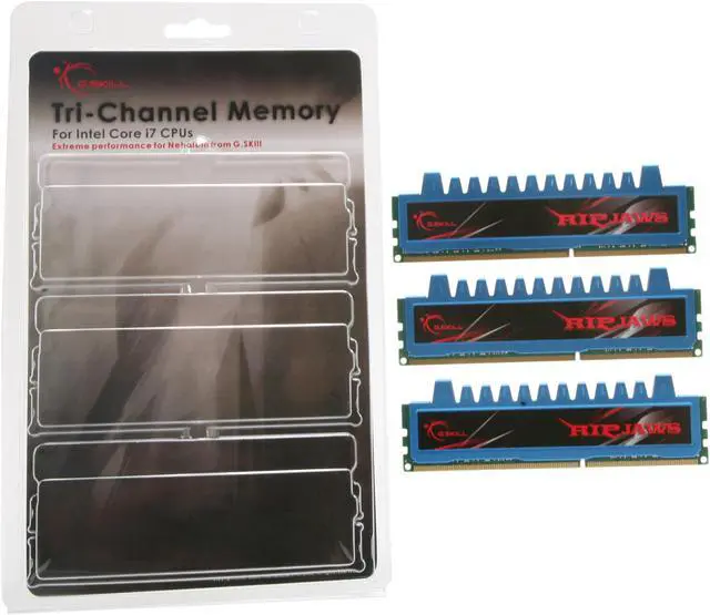 Alt view image 3 of 3 - G.SKILL Ripjaws Series 6GB (3 x 2GB) DDR3 1600 (PC3 12800) Desktop Memory Model F3-12800CL8T-6GBRM