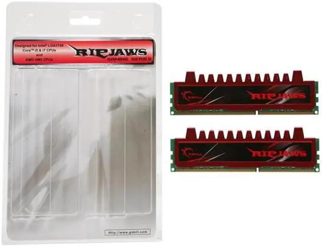 Alt view image 3 of 3 - G.SKILL Ripjaws Series 8GB (2 x 4GB) DDR3 1066 (PC3 8500) Desktop Memory Model F3-8500CL7D-8GBRL