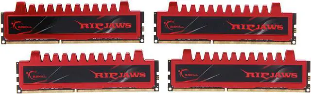 Main image of G.SKILL Ripjaws Series 16GB (4 x 4GB) DDR3 1333 (PC3 10666) Desktop Memory Model F3-10666CL9Q-16GBRL
