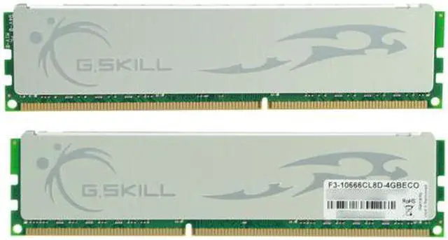 Alt view image 2 of 3 - G.SKILL ECO Series 4GB (2 x 2GB) DDR3L 1333 (PC3L 10600) Desktop Memory Model F3-10666CL8D-4GBECO
