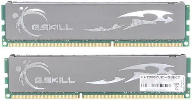Alt view image 2 of 3 - G.SKILL ECO Series 4GB (2 x 2GB) DDR3L 1600 (PC3L 12800) Desktop Memory Model F3-12800CL9D-4GBECO