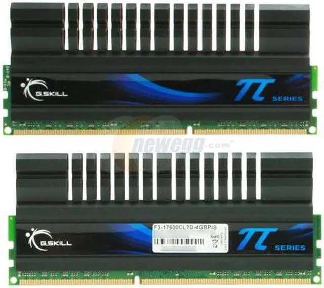 Alt view image 3 of 5 - G.SKILL PIS Series 4GB (2 x 2GB) DDR3 2200 (PC3 17600) Desktop Memory Model F3-17600CL7D-4GBPIS