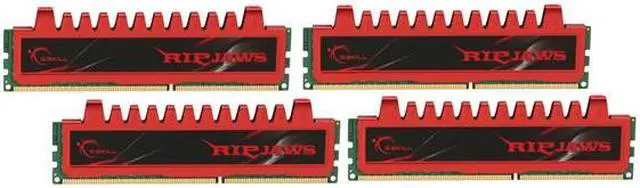 Main image of G.SKILL Ripjaws Series 8GB (4 x 2GB) DDR3 1333 (PC3 10666) Desktop Memory Model F3-10666CL9Q-8GBRL