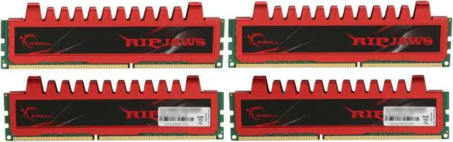 Alt view image 2 of 3 - G.SKILL Ripjaws Series 8GB (4 x 2GB) DDR3 1333 (PC3 10666) Desktop Memory Model F3-10666CL9Q-8GBRL