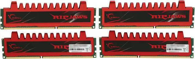 Main image of G.SKILL Ripjaws Series 8GB (4 x 2GB) DDR3 1600 (PC3 12800) Desktop Memory Model F3-12800CL9Q-8GBRL