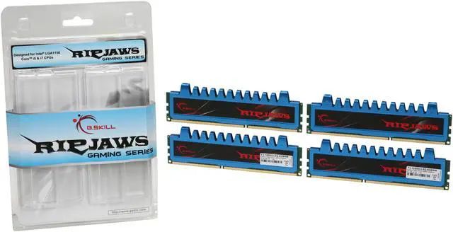 Alt view image 3 of 3 - G.SKILL Ripjaws Series 8GB (4 x 2GB) DDR3 1600 (PC3 12800) Desktop Memory Model F3-12800CL8Q-8GBRM