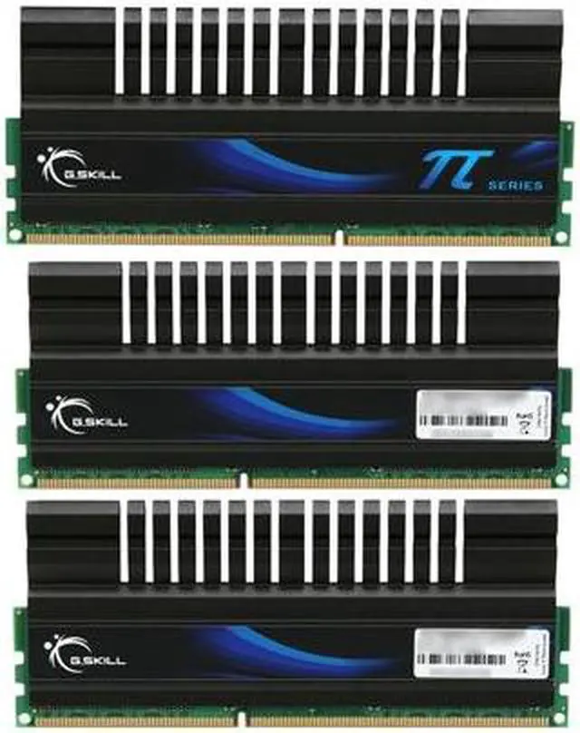 Alt view image 2 of 3 - G.SKILL PI Series 6GB (3 x 2GB) DDR3 1600 (PC3 12800) Desktop Memory Model F3-12800CL7T-6GBPI