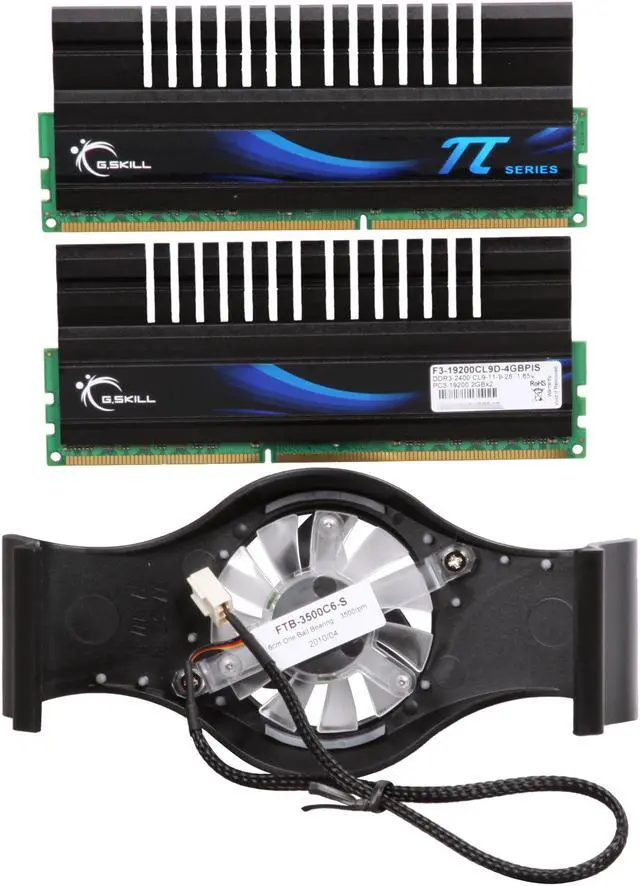 Alt view image 2 of 3 - G.SKILL PIS Series 4GB (2 x 2GB) DDR3 2400 (PC3 19200) Desktop Memory Model F3-19200CL9D-4GBPIS