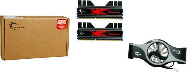 Alt view image 4 of 4 - G.SKILL Trident+Turbulence 2GB (2 x 1GB) DDR3 2133 (PC3 17066) Desktop Memory Model F3-17066CL9D-2GBTDS