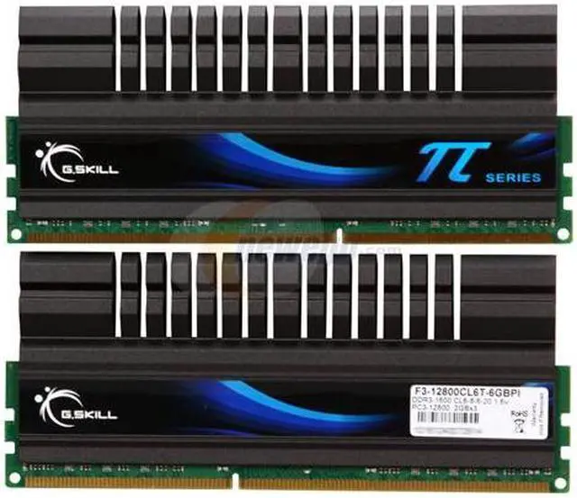 Alt view image 2 of 3 - G.SKILL PI 6GB (3 x 2GB) DDR3 1600 (PC3 12800) Desktop Memory Model F3-12800CL6T-6GBPI