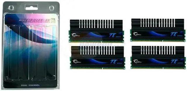 Alt view image 3 of 3 - G.SKILL PI 8GB (4 x 2GB) DDR3 1600 (PC3 12800) Desktop Memory Model F3-12800CL6Q-8GBPI