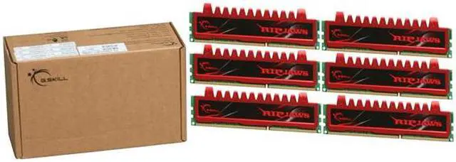 Alt view image 3 of 3 - G.SKILL Ripjaws Series 24GB (6 x 4GB) DDR3 1333 (PC3 10666) Desktop Memory Model F3-10666CL9T2-24GBRL